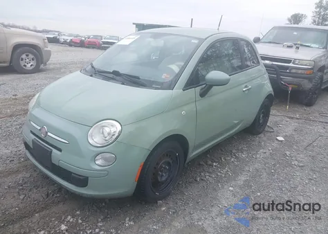 2013 Fiat 500 Pop z USA, uszkodzony, nr VIN 3C3CFFAR3DT515289
